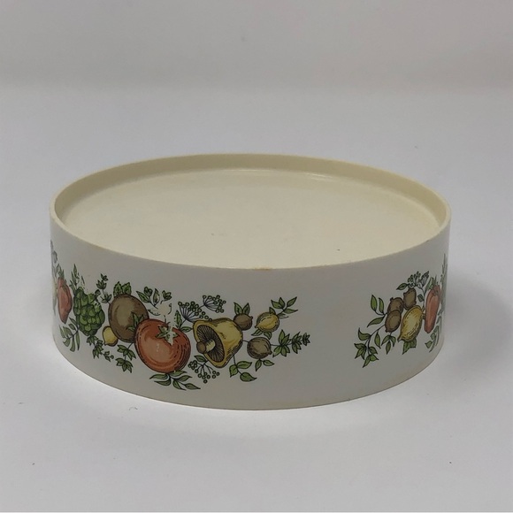 Vintage Pyrex Spice of Life Canister lid see n store glass plastic 0926 - Picture 1 of 10